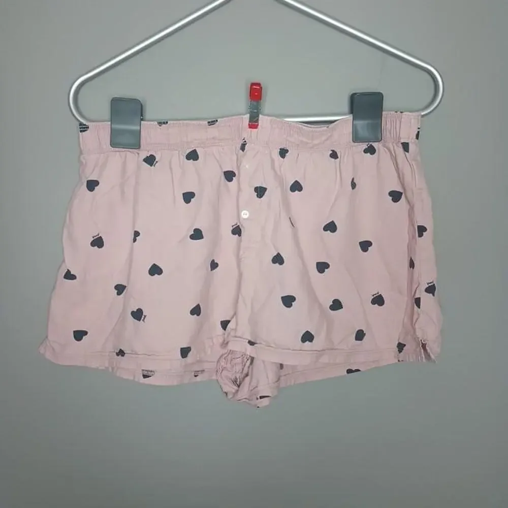 Pink by Victorias Secret Heart Boxer Shorts